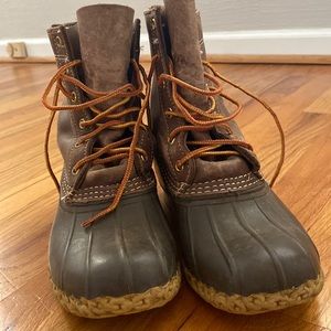 LL Bean Boots- Duck Boots Brown